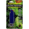 Pepper Shot 1.2% MC 1/2 oz pepper spray hard case belt clip and quick release keychain blue