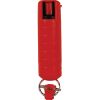 Pepper Shot 1.2% MC 1/2 oz pepper spray hard case belt clip and quick release keychain red