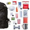 64 Piece Survival Back Pack (Black)