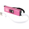 Slider 40 million volt stun gun flashlight 4.9 milliamps Pink