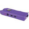 80,000,000 volt MultiGuard Stun Gun Alarm and Flashlight with Built in Charger Purple