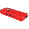 80,000,000 volt MutiGuard Stun Gun Alarm and Flashlight with Built in Charger Red