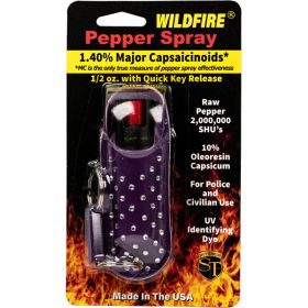 WildFire 1.4% MC 1/2 oz Halo Rhinestone Holster Purple