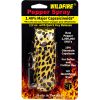 Wildfire 1.4% MC 1/2 oz pepper spray fashion leatherette holster and quick release keychain cheetah black/yellow