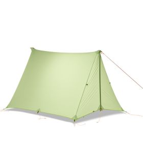 Double Silicon Fabric Rain Proof Sunshade Tent (Option: Cyan)